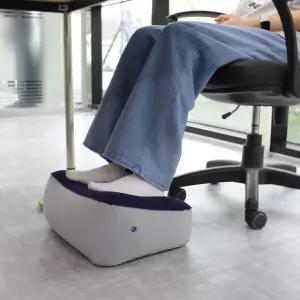 각도조절 풋레스트 발받침대 의자 에어발쿠션 휴대용다리받침대 사무실받침대