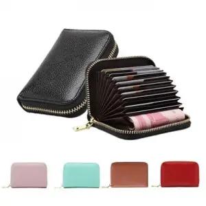 심플 5color동전지갑 아코디언 카드지갑 명함지갑 여 WEDDD35