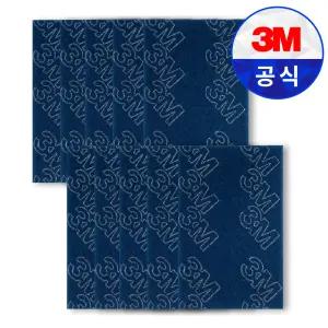 3M 마이티블루 10개 수세미 산업용 공업용 핸드패드 기스 제거 폴리싱