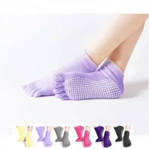 여성 논슬립 유발가락 필라테스 양말 토삭스 3개