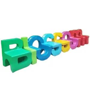 글라스 스텐 시트 쇼핑몰 라운지 벤치 대기 레터링 야외 휴식 공간벤치