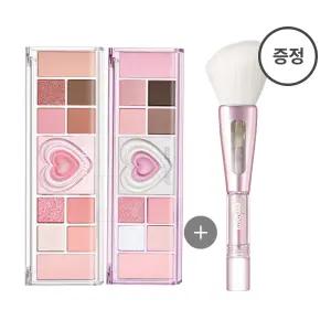 페리페라 올테이크 무드 라이크 팔레트+3단 블록 브러쉬