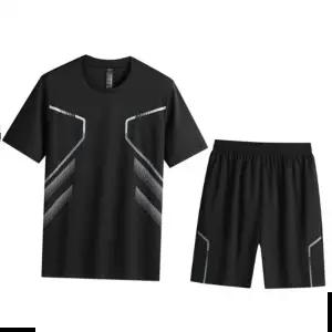 여름반팔티 남성 빅사이즈 쿨링라인 상하의세트