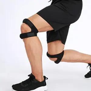 OC1068 힘차지 X라인 실리콘지지 무릎슬개골 보호대1P 무릎보호대 압박보호대