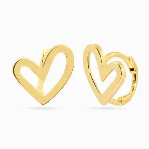 갤러리아 18K 에센셜 하트 귀걸이
