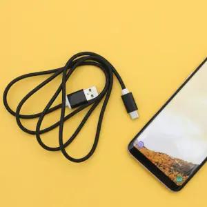 스마트기기충전연결용 USB케이블 데이터전송 C타입 블랙 1M