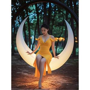 야외 달그네 LED 상품 스탠딩 갈대 광섬유 400W 잔디등 단스탠드 장식등 문주