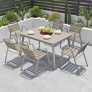 티테이블 세트 데스크 의자 알루미늄 카페 원탁 4 주택 A 흰색 테라스 70CM 야외용