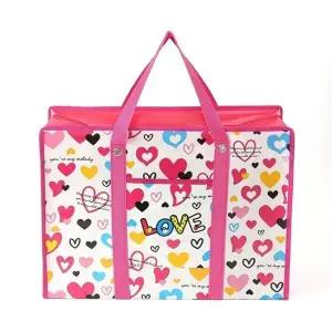 리유저블 지퍼 타포린백 48x34cm 여행보조가방