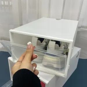 투명도어 신발보관함 수납정리 박스형신발케이스
