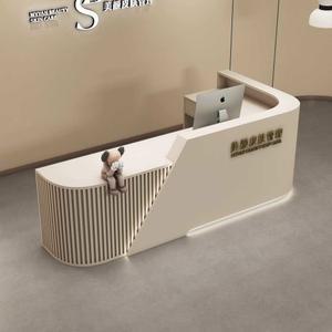 프론트 템바보드 책상 리셉션 인포데스크 데스크 화이트 카운터