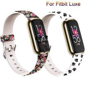 [호환품]Fitbit Luxe 소프트 스포츠 스마트 호환 워치용  실리콘 밴드 팔찌 교체용 손목 스트랩 루프