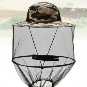 벌망 모자 벌모자 양봉 낚시 햇빛 가리개 접이식 벌망모자 방충망 모기장 기모자_24072622