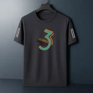 031 썸머쓰리 남성 아이스 기능성 라운드 반팔티