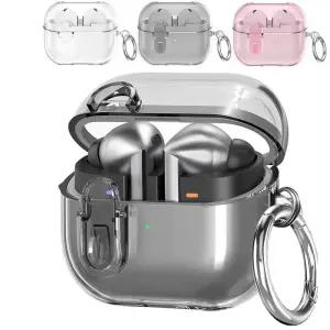 헤드셋파우치 헤드폰 케이스 삼성 갤럭시 버드 3 프로 잠금 이어폰 커버 키 체인 헤드셋 Funda Buds3 Pro