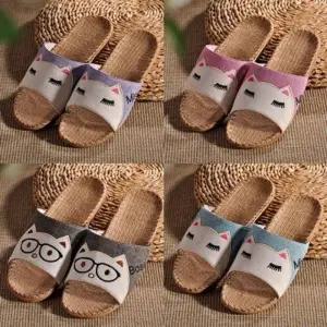 왕골 여름 라탄 슬리퍼 예쁜거실화 룸슈즈 실내 샌들 남자슬리퍼 여성 실내슬리퍼 사무실슬리퍼