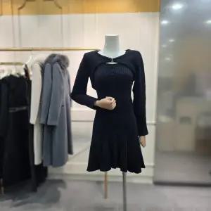 [에고이스트]메탈사 볼레로 SET 슬림 니트 원피스 EQ4KO160BK_CA