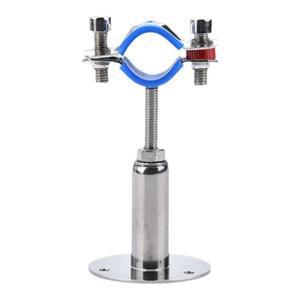 50-100mm 조정 가능 막대 맞춤 19-65mm OD 튜브 304 스테인레스 파이프 행거 브래킷 클램프 지원 클립 (베