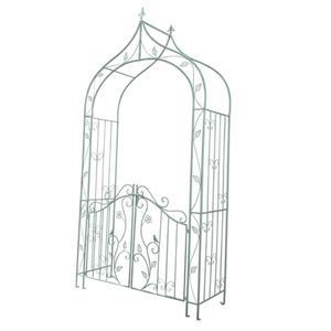 빈티지 대문 철제 엔틱 인테리어 하얀색 폭40 휀스 전원주택대문 마당 문포함 지지대