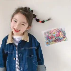 ( )컬러 캔디 통통 머리끈 50P 파우치 세트 DD-11405