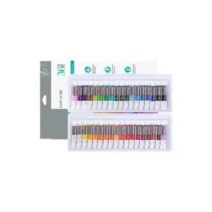 과슈물감 12ml 36색 아크릴물감전문가용 과슈물감 과슈수채화물감
