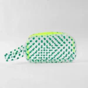 ( )땡땡이 투명 파우치 화장품 가방 세면도구 대용량 지퍼백 l