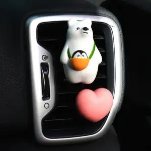 소풍곰 차량용 석고방향제 디퓨저 송풍구형