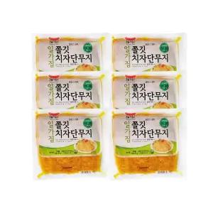 일가집 쫄깃 치자 단무지 1kg 6개