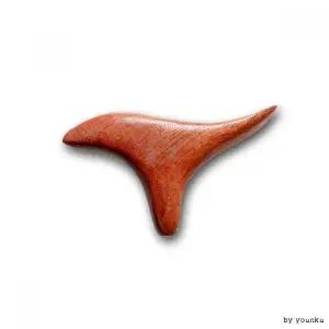 나무 지압봉 발 마사지기 안마기 수동