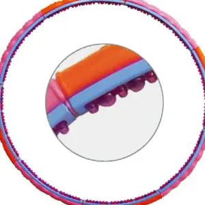 L18 스타 에어쿠션 돌기 훌라후프 S로즈 핑크 1.6kg 1