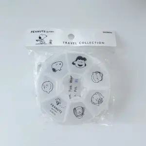 스누피 여행굿즈 알약 케이스/귀여운/캐릭터/여행/해외/출장/휴대용/간편한/미니/포켓/알약통/약통/일주일