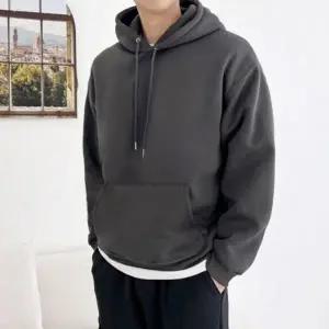 포켓 남자 긴팔 후드티 남성 오버핏 상의 기모 티셔츠