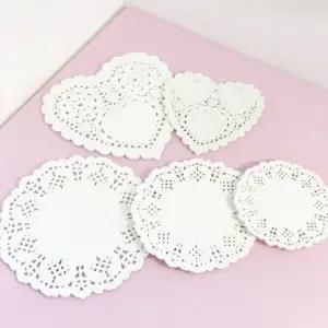 선물 포장 도일리페이퍼 종이레이스 15장 20장 세트 만들기재료 환경판 꾸미기 교구