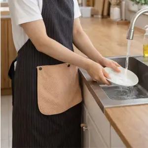 [골드스마일]바이브모션 수건 앞치마 주방방수 카페 식당 앞치마 겨울 보육교사