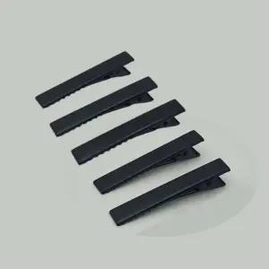 메탈집게핀 민자핀대 블랙5P 앞머리 옆머리 공예용