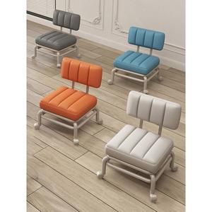 이동식 낮은의자 바퀴의자 등받이 스툴 바퀴달린 바퀴 작업용