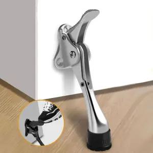 반자동 현관문 발걸이 문고정 도어스토퍼 높이조절거치대 튼튼한 태블릿암 주방