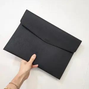 블랙 클러치 비지니스 문서 서류 A4 파일가방 비지니스가방 인조가죽 백