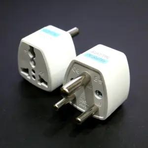 인도 남아프리카 공화국 네팔 변환 접지 플러그/인디아 해외여행 전기코드 연결 어댑터 돼지코