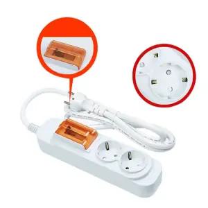국산 멀티탭 전기 안전 콘센트 과부하 차단 2구 5m