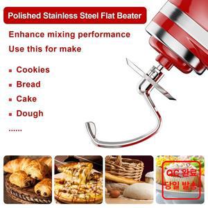 GVODE 스테인리스 스틸 도우 훅 키친에이드 스탠드 믹서용 브레드 훅 4.5Qt 5Qt 틸트 헤드 스탠드 믹서용