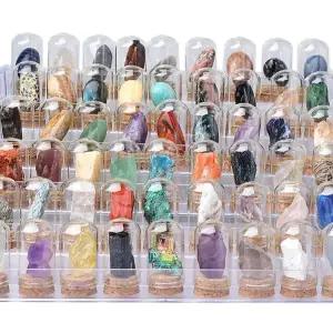 광석 광물 표본 키트 교육용 미네랄 세트 천연 보석 치유용 크리스탈 및 형석