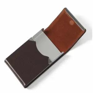 자석 명함케이스(다크브라운) 명함카드지갑 명합지갑