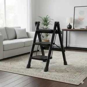 소셜펌 탄소강 접이식 3단 사다리 가정용 안전 작업대