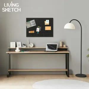 [리빙스케치] 국내제작 캠브리지 1500X700 낮은 선반형 1단 B타입 책상[착불]E0등급 컴퓨터 학생용