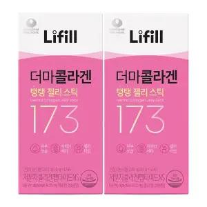 [소비기한 임박] 라이필 더마콜라겐 탱탱 젤리 스틱 12개입, 2개
