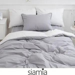 [시아미아]윤스홈 포블 60수 고밀도 순면 이불베개 퀸(특대형) 4color