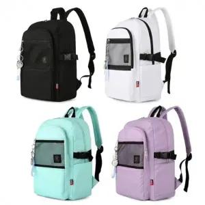 87_93 망사포켓 남녀 캐주얼백 데일리 학생 책가방