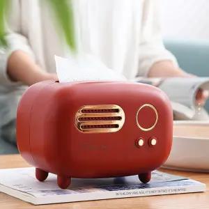 뉴트로 티슈 케이스 휴지 곽 화장지 두루마리 커버