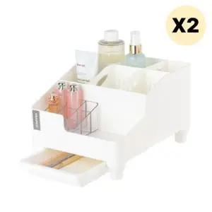 창신리빙 프랑코 메이크업 정리대 홀더 보관함 X2